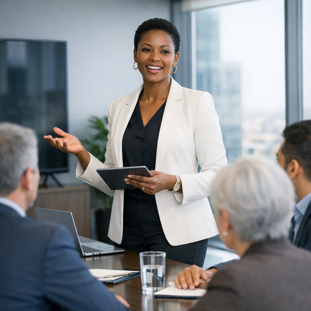 Professional leadership presentation